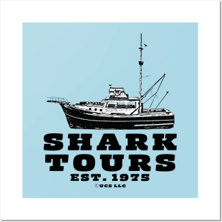 Jaws Shark Tours Posters and Art